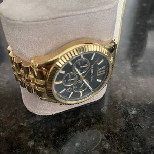 Michael Kors MK8286 Lexington Black Dial Gold Formal Men's Watch